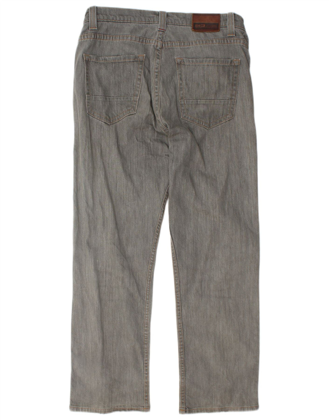 Marks & Spencer Vaqueros rectos azules Harbor para hombre W34 L29 Algodón gris