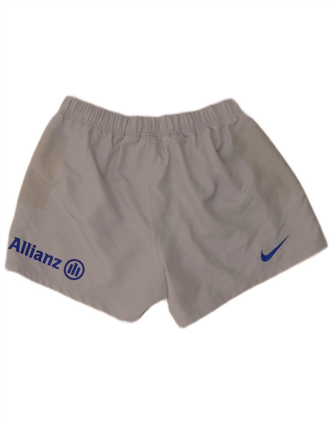Nike Dri Fit Graphic - Pantalones cortos deportivos para mujer, talla 40, poliéster gris grande