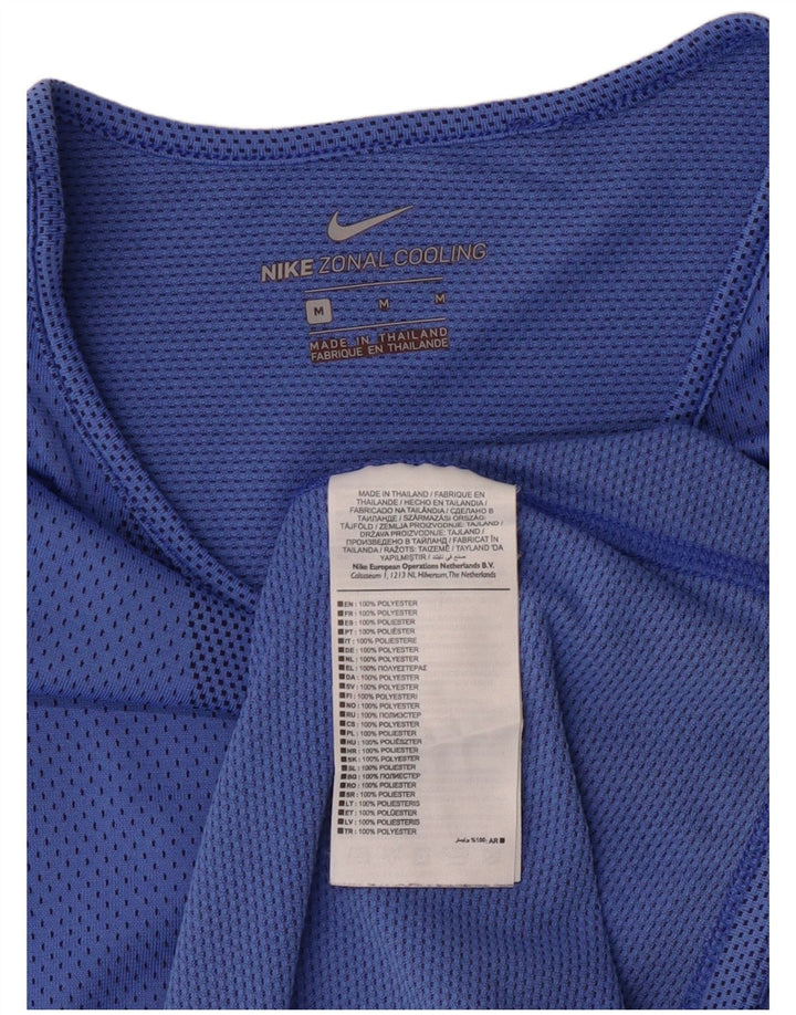 Nike Camiseta para mujer Top UK 44 Azul medio Poliéster