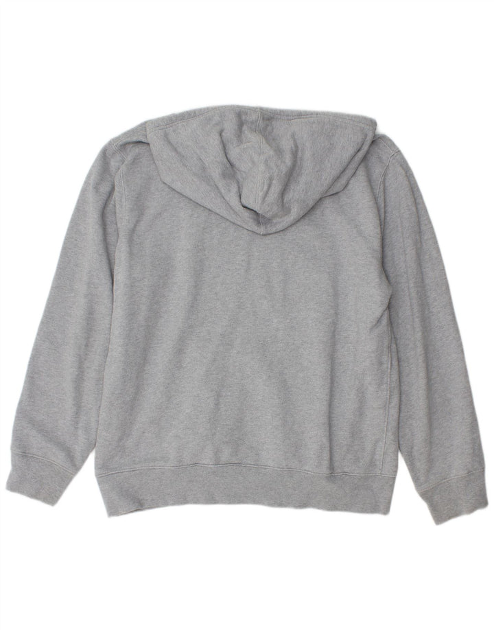 Levi's Jersey con capucha gráfica para hombre de algodón gris grande