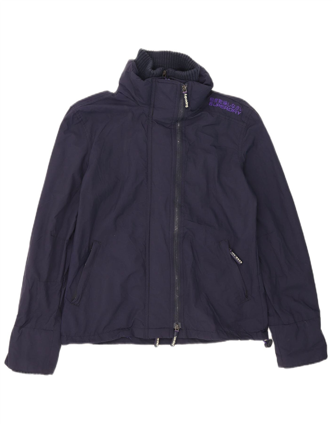 Superdry Chaqueta Cortavientos The Windcheater para Mujer UK 40 Small Azul Marino