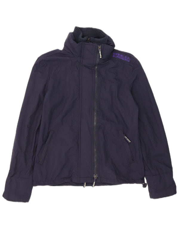 Superdry Chaqueta Cortavientos The Windcheater para Mujer UK 40 Small Azul Marino