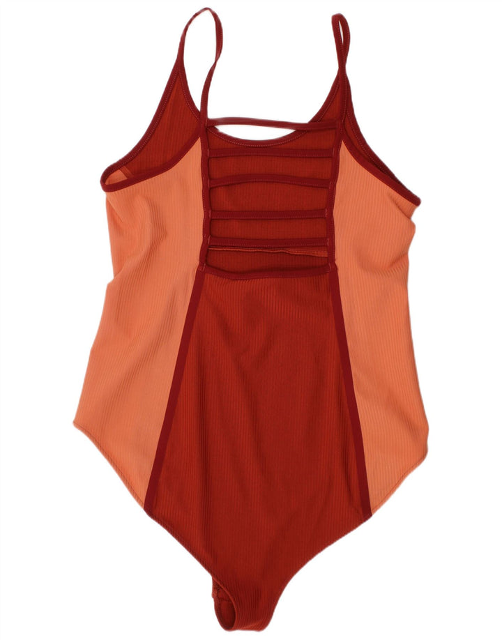 Bañador Puma Mujer Naranja Medio Colorblock Poliéster Deportes