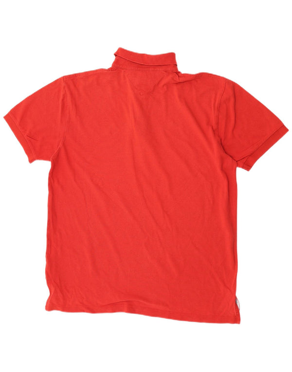 Polo Tommy Hilfiger para hombre de algodón rojo grande