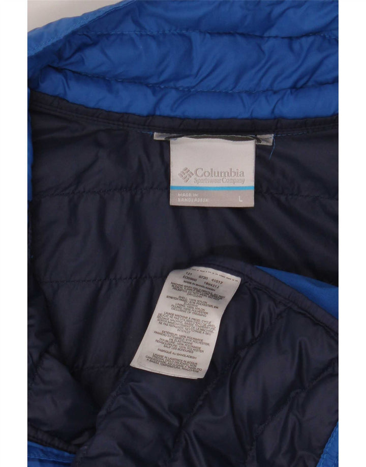 Columbia Chaqueta acolchada para hombre UK 40 Large Nylon azul