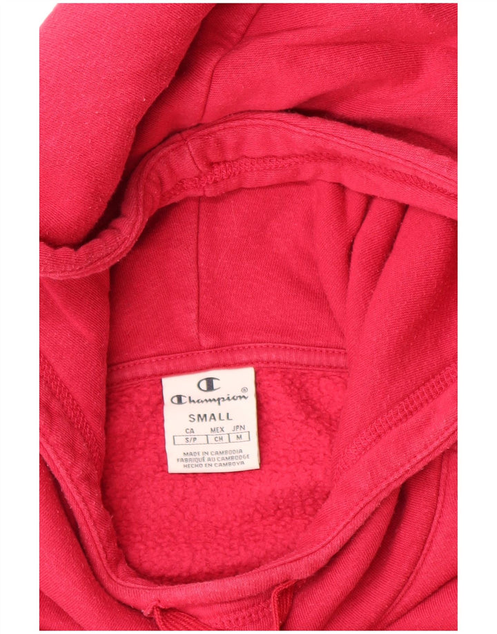 Champion Sudadera con capucha para mujer con gráfico de corte extragrande, talla 10, color rojo