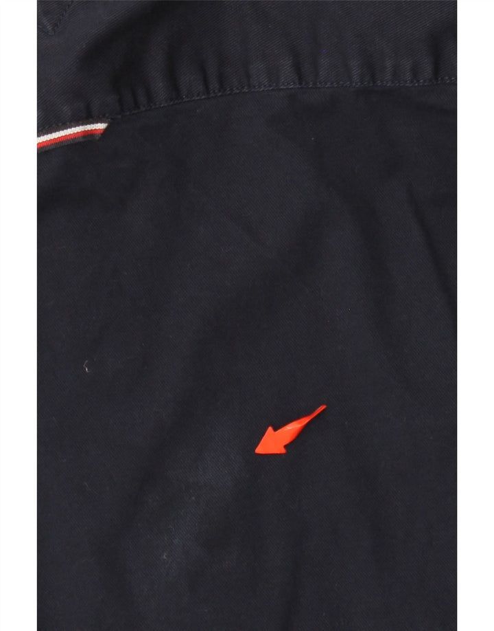 TOMMY HILFIGER Camisa Hombre XL Azul Marino Algodón