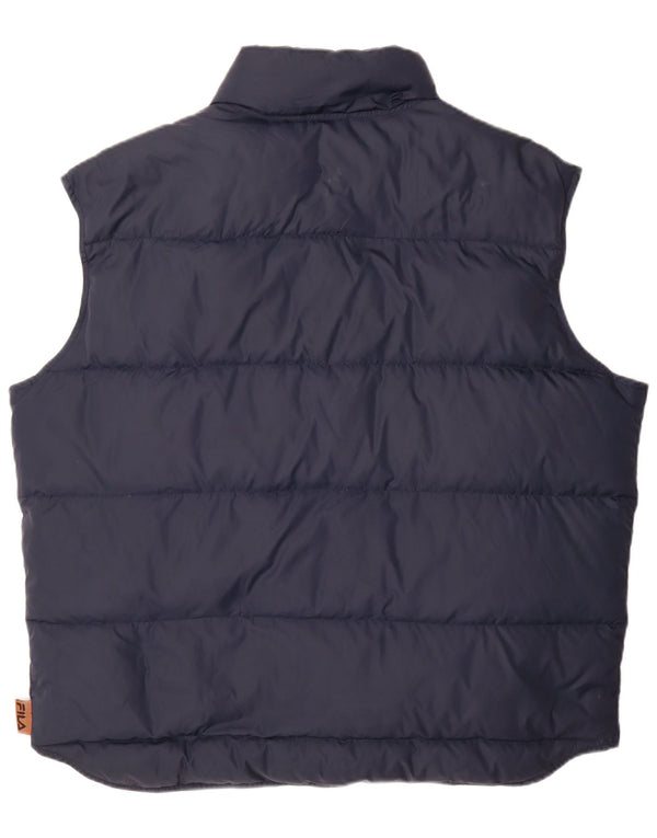 Fila Chaleco acolchado para hombre IT 56 XL Poliamida azul marino