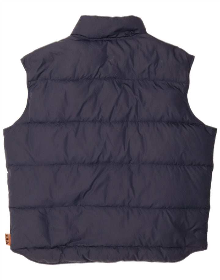 Fila Chaleco acolchado para hombre IT 56 XL Poliamida azul marino