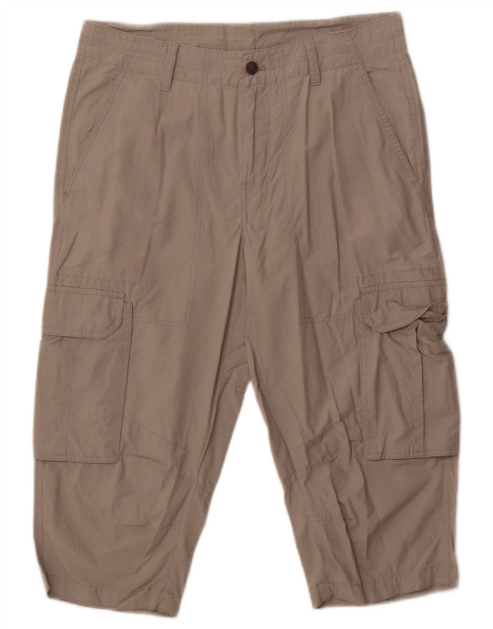 Bermudas tipo cargo para hombre CALVIN KLEIN W32 Algodón gris medio