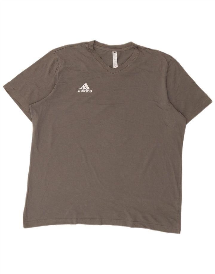 Adidas Camiseta Hombre Top XL Gris Algodón