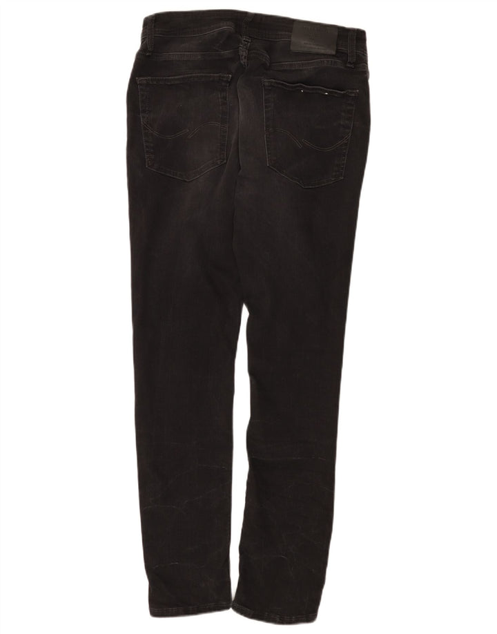 Jack & Jones Vaqueros ajustados para hombre W34 L30 Algodón negro