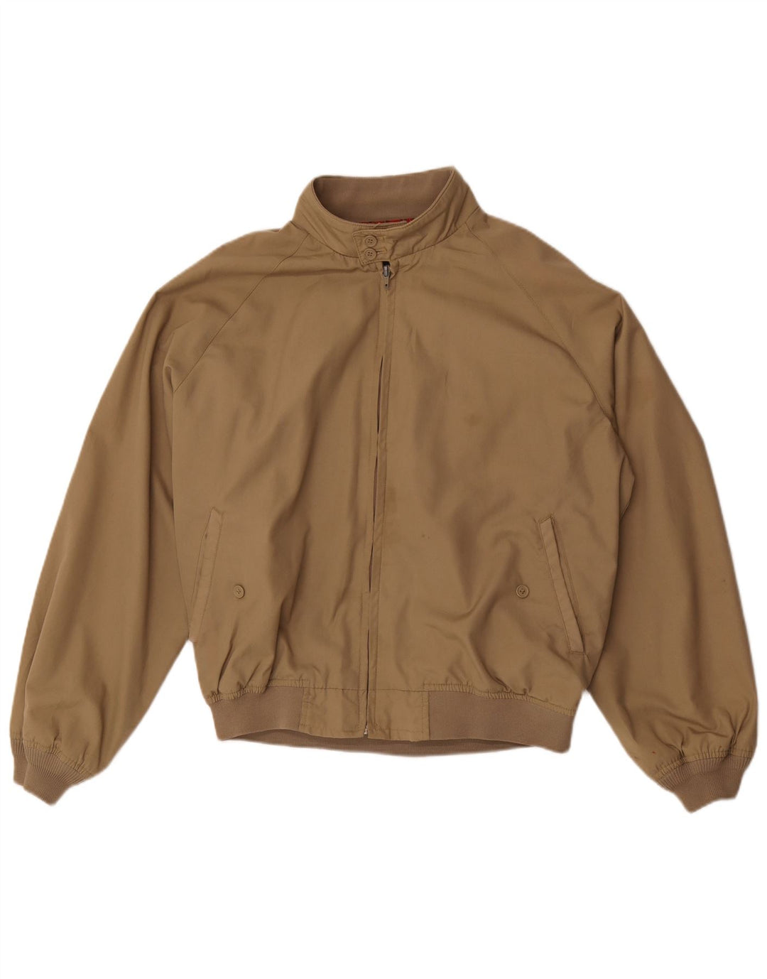 Rifle Chaqueta Bomber para Hombre UK 40 Grande Poliéster Beige
