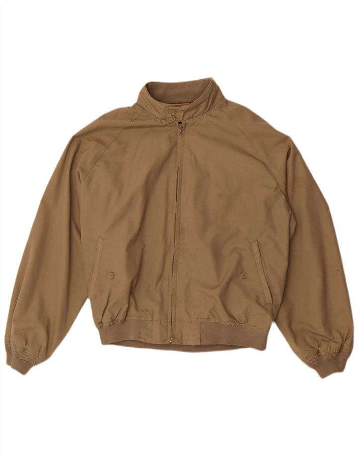 Rifle Chaqueta Bomber para Hombre UK 40 Grande Poliéster Beige