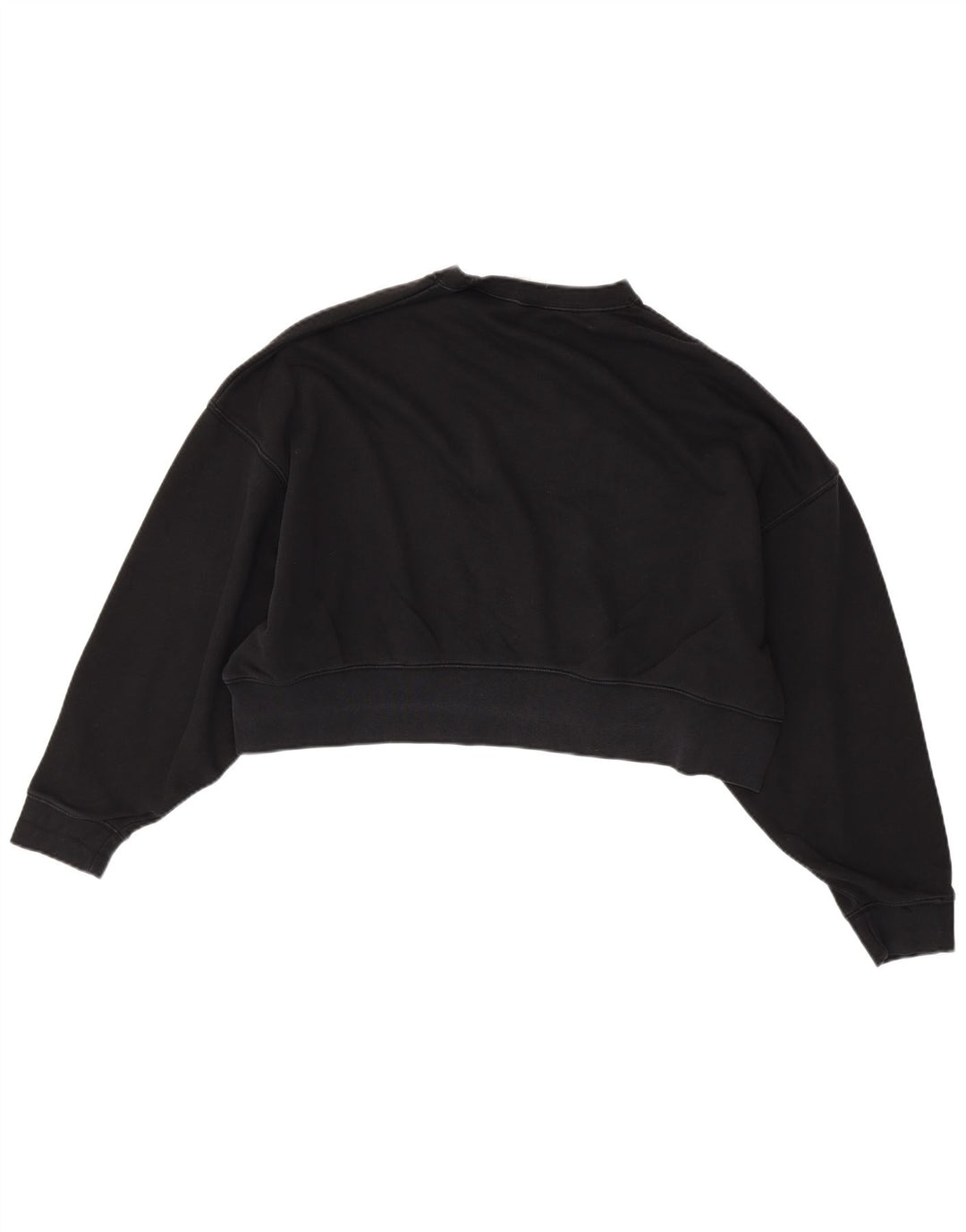 NIKE - Sudadera corta extragrande para mujer, talla M, algodón negro