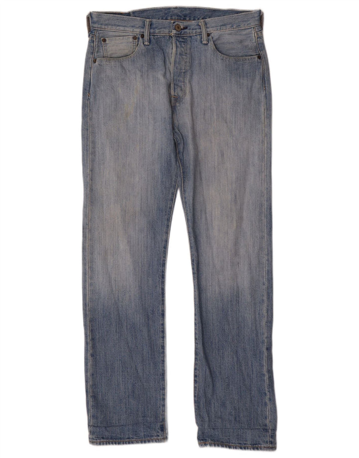 Levi's Hombre 501 Vaqueros Rectos W32 L32 Algodón Azul
