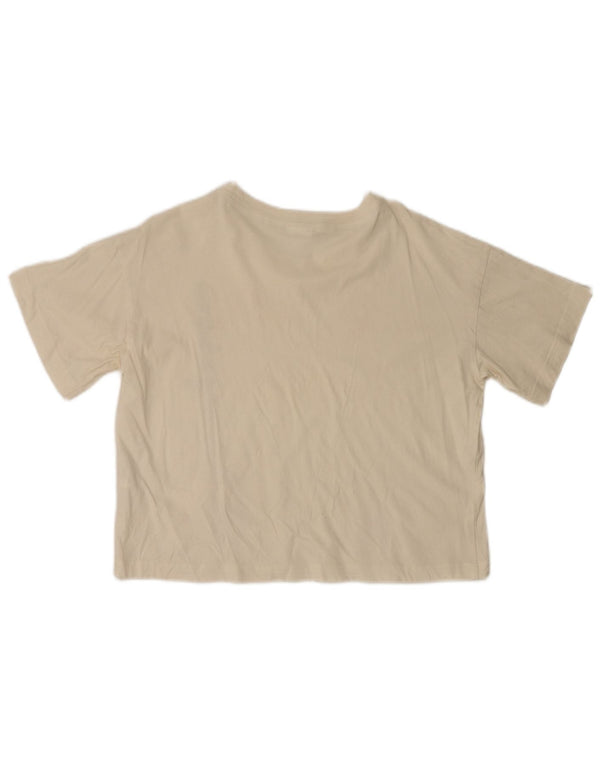 Champion Camiseta Corta Mujer UK 40 XL Algodón Blanco