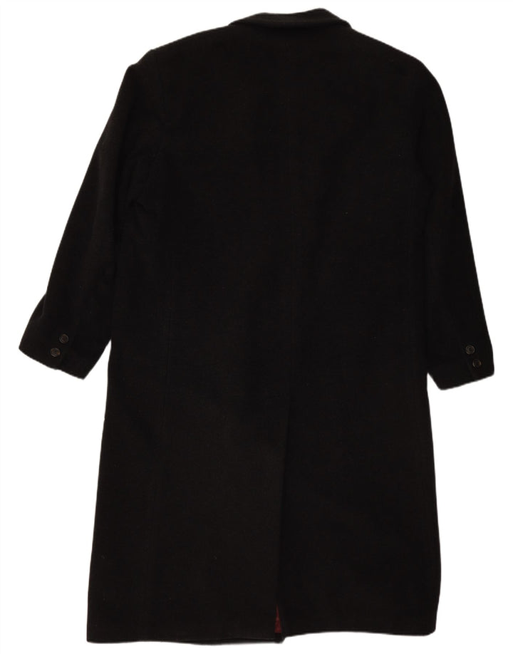 BUGATTI Abrigo holgado con doble botonadura para hombre IT 48 Lana negra mediana