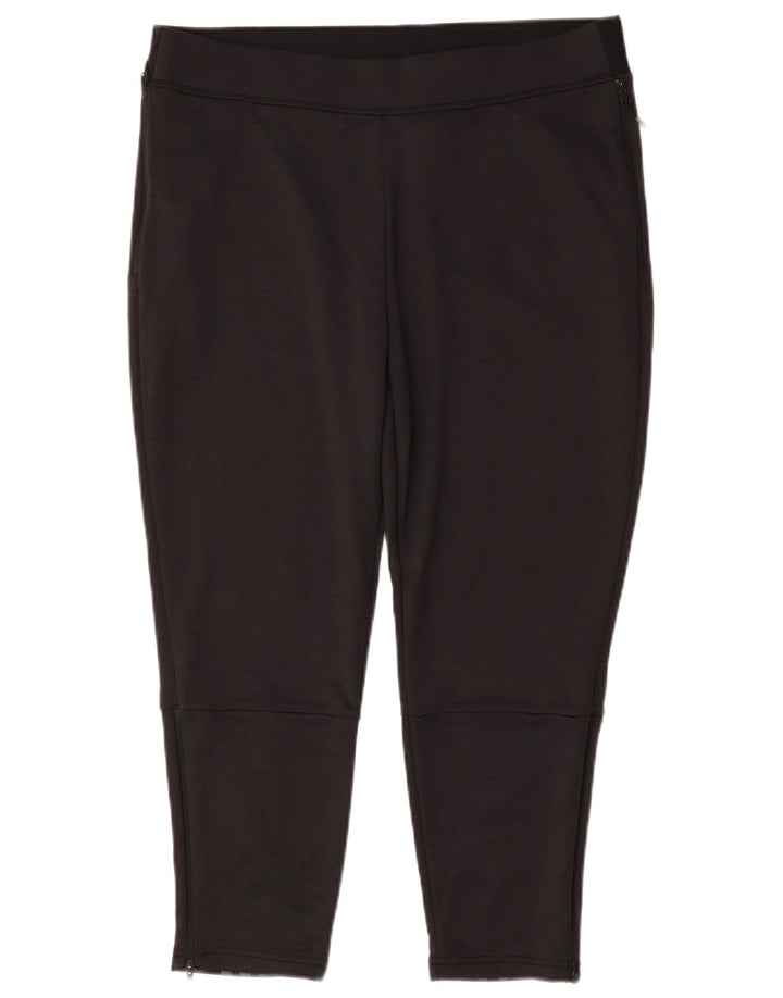 Adidas - Pantalones de chándal para mujer, talla 48/18, talla grande, color negro, poliéster