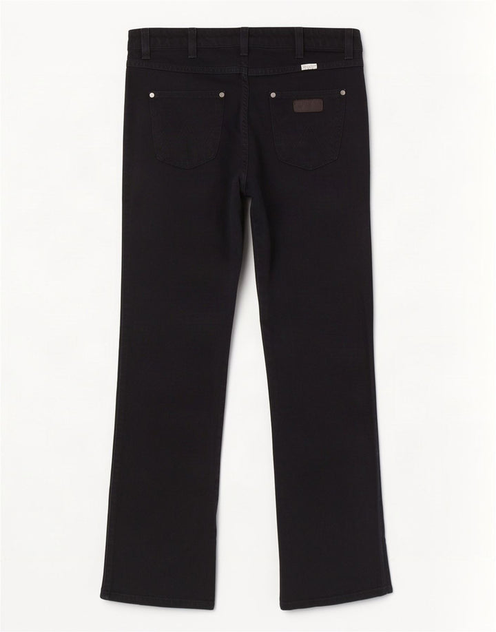Vaqueros Wrangler Mujer Iris Rectos W30 L30 Algodón Negro