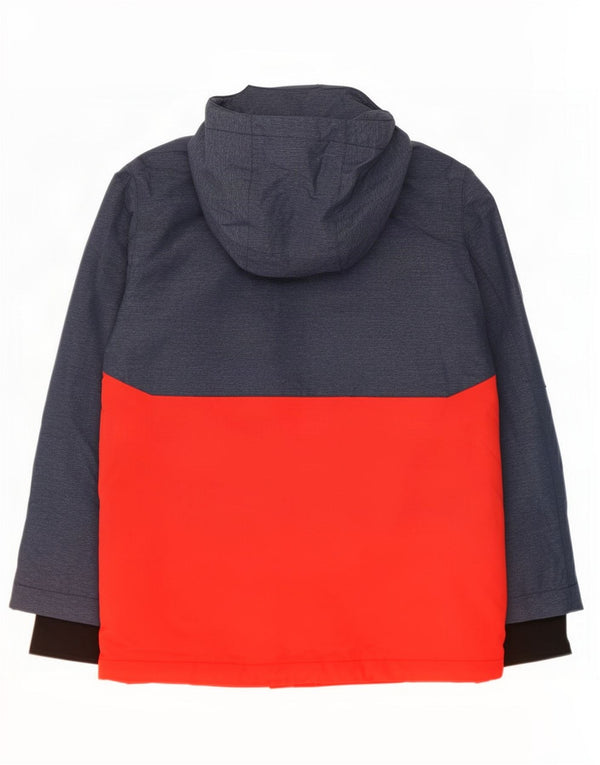 Quiksilver Chaqueta de esquí con capucha para niños 11-12 años Grande Nylon color rojo