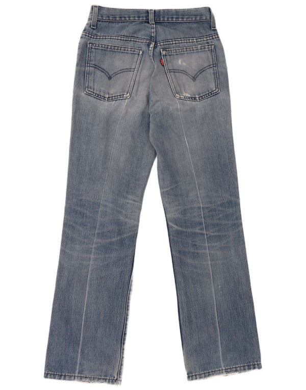 Levi's Vaqueros Rectos Desgastados Para Mujer W28 L32 Algodón Azul