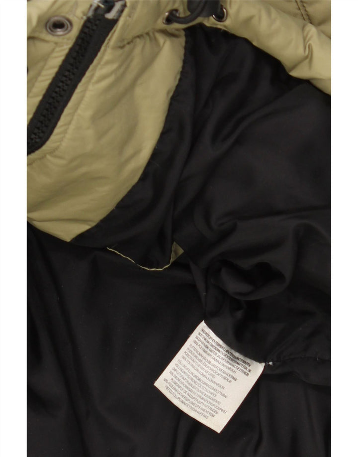 ACTIVE Mens Padded Jacket UK 36 Small Beige Polyamide Vintage Active and Second-Hand Active from Messina Hembry 