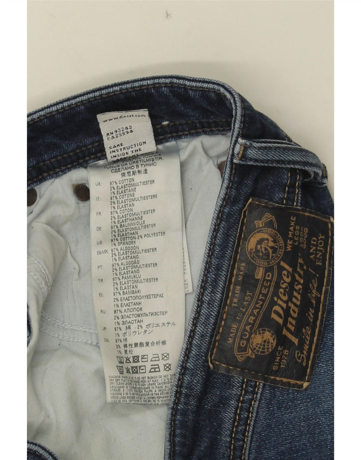 DIESEL Hombre Thavar Slim Jeans W31 L29 Algodón Azul