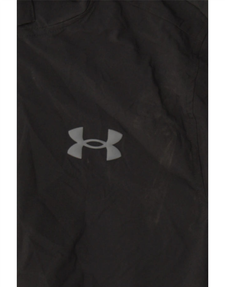 Under Armour Chaqueta impermeable con capucha para hombre UK 36 Small Black Colourblock