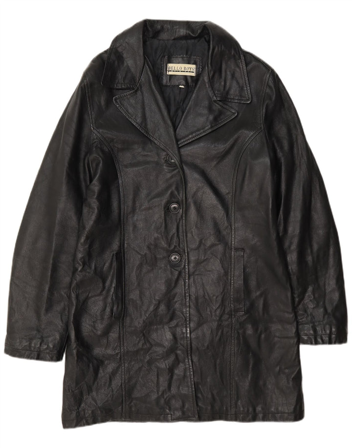 Bello Boys - Abrigo de piel para mujer, talla 40, color negro