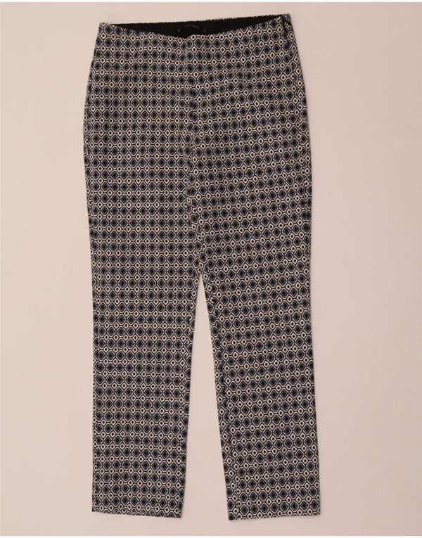 ZARA Mujer Pantalón Casual Mediano W28 L28 Multicolor Geométrico