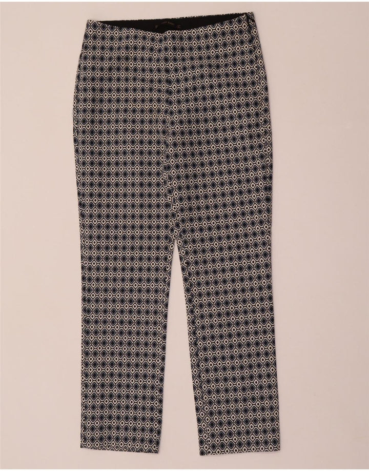 ZARA Mujer Pantalón Casual Mediano W28 L28 Multicolor Geométrico