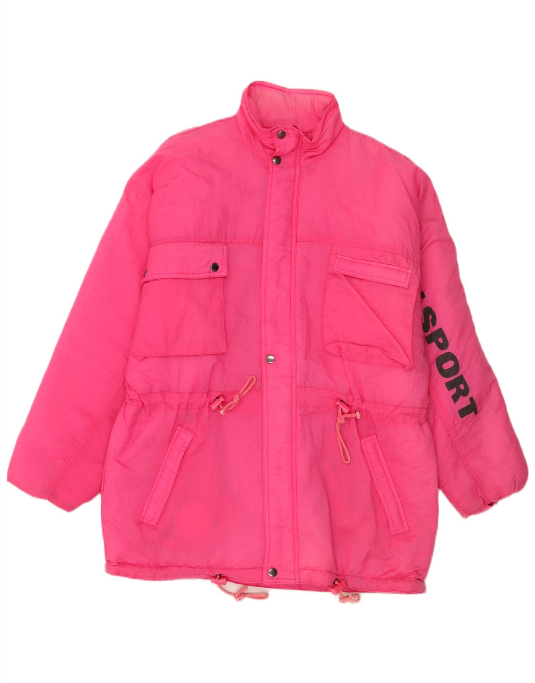 Chaqueta de esquí estampada vintage para niña 15-16 años Poliamida rosa