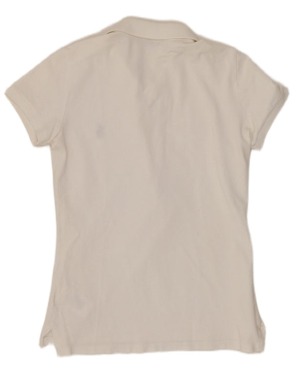 Polo Ralph Lauren Polo Slim Fit para Mujer UK 6 XS Algodón Blanco