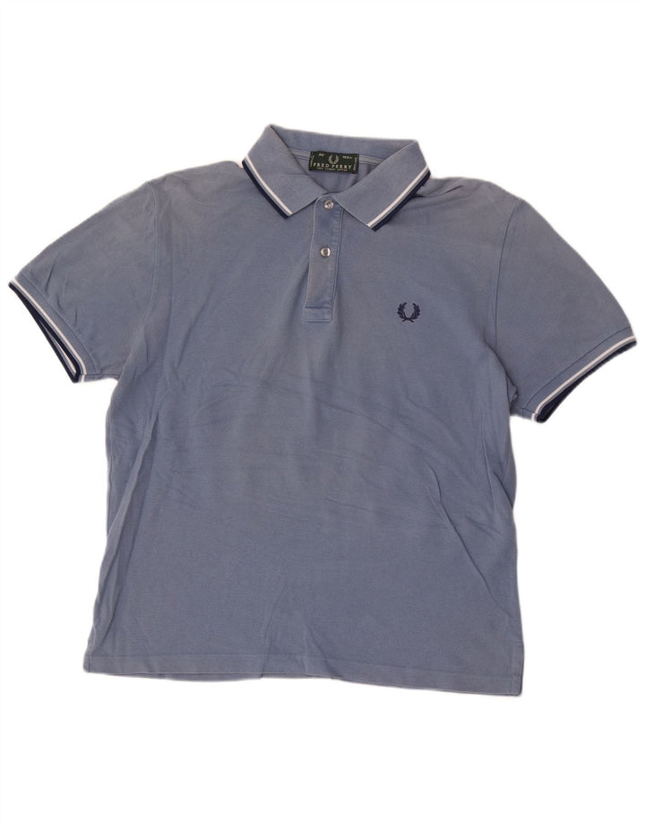Polo Fred Perry Hombre Algodón Azul Medio