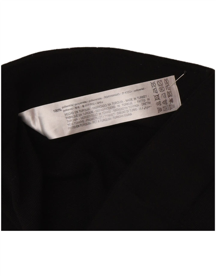 Zara Leggings Mujer UK 40 Mediano Poliamida Negro