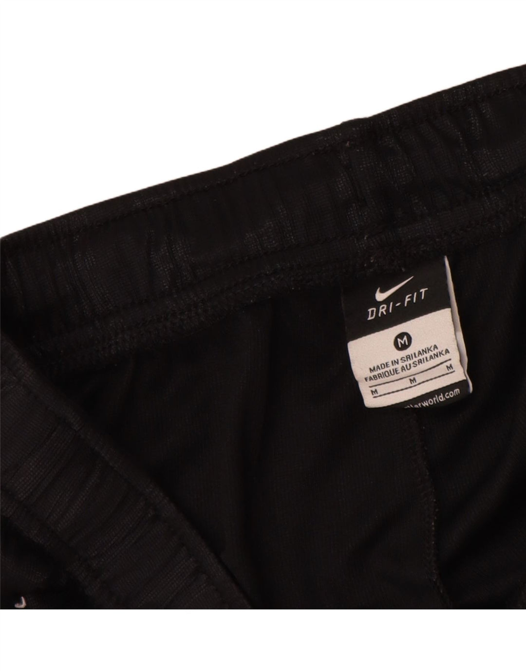 Pantalones cortos deportivos Nike Dri Fit para hombre Poliéster a rayas negras medianas