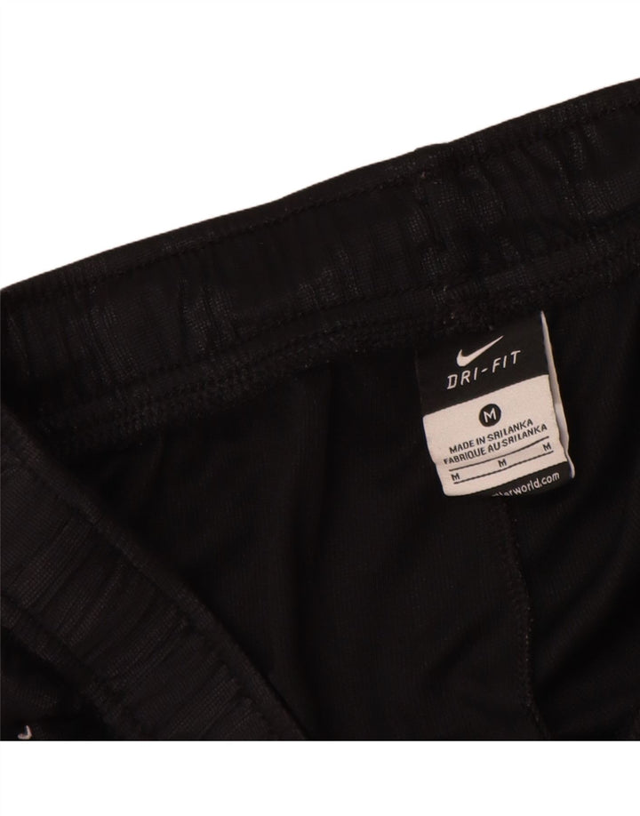 Pantalones cortos deportivos Nike Dri Fit para hombre Poliéster a rayas negras medianas
