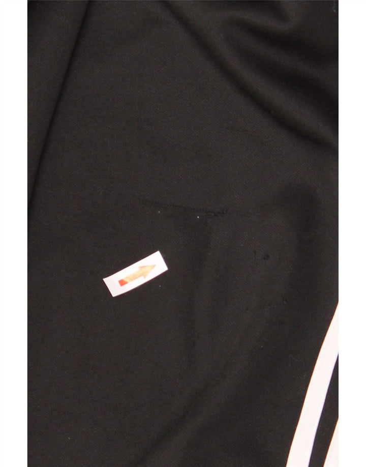 Adidas Hombre Climalite Pantalones De Chándal Mediano Negro Colorblock Poliéster