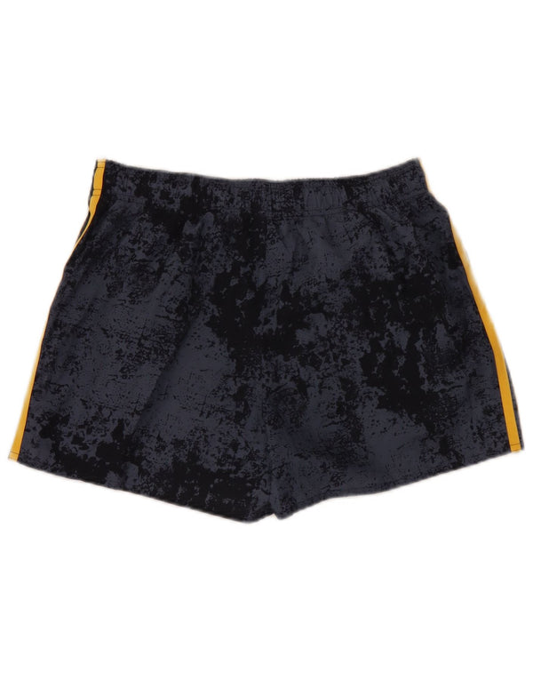 Pantalones cortos deportivos Adidas para hombre poliéster teñido anudado gris medio