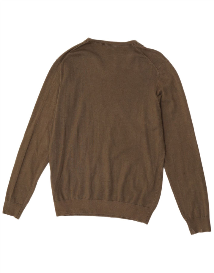 Liu Jo Jersey con Cuello en V de Viscosa Caqui para Hombre