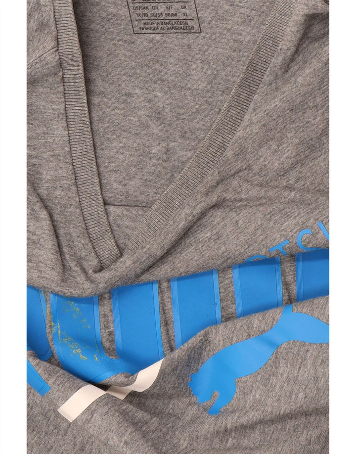 PUMA Camiseta gráfica para hombre Top XL Gris