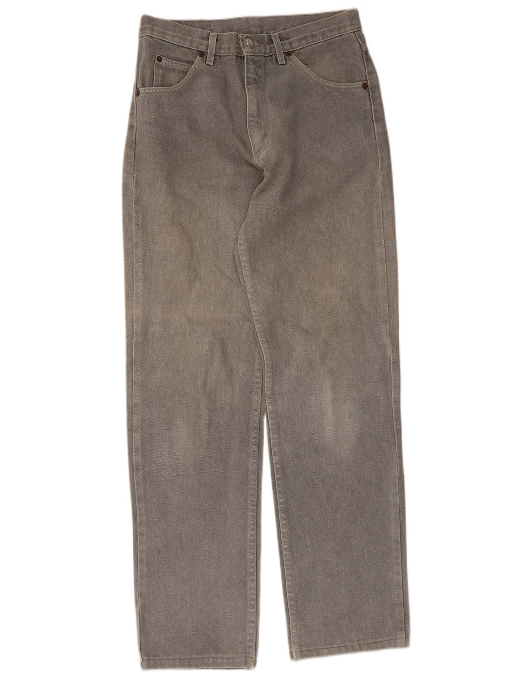 Vaqueros rectos para hombre Rifle W30 L31 Algodón gris