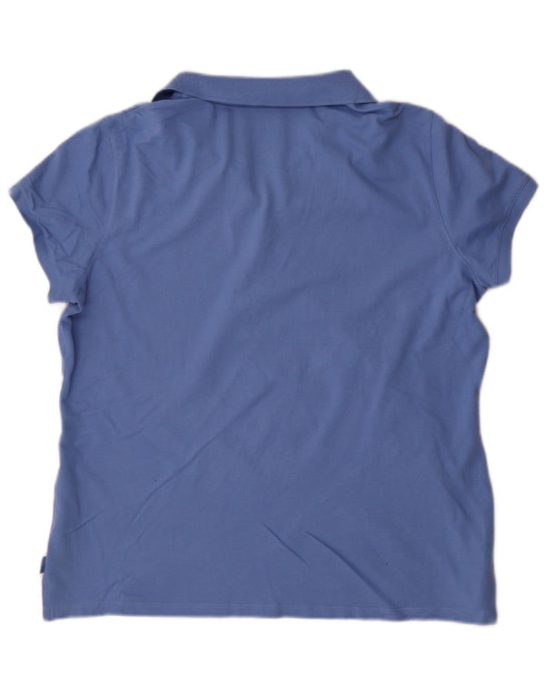 IZOD Polo para mujer ES 40 XL Algodón azul