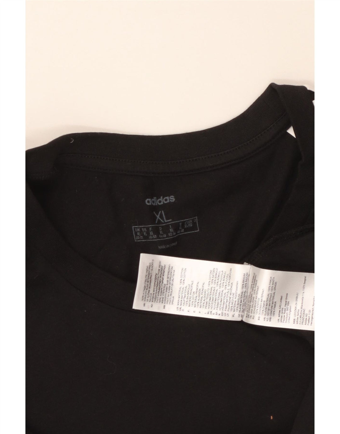 ADIDAS Camiseta Mujer Top ES 20/22 XL Negro Algodón