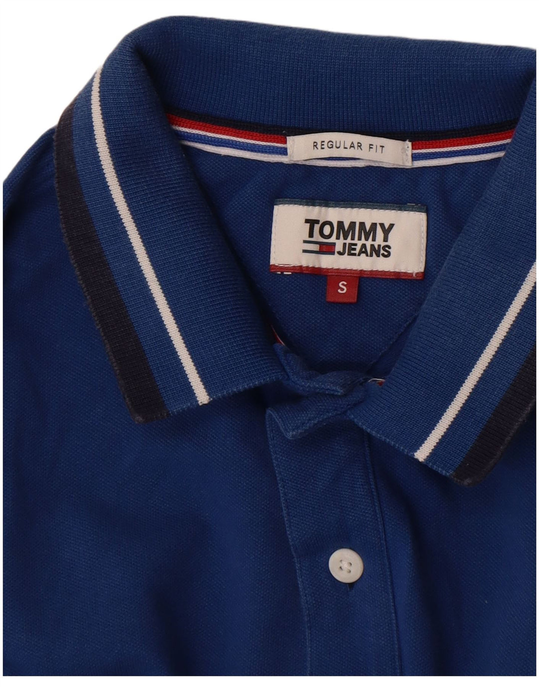 Tommy Hilfiger Polo Regular Fit para Hombre Azul Pequeño
