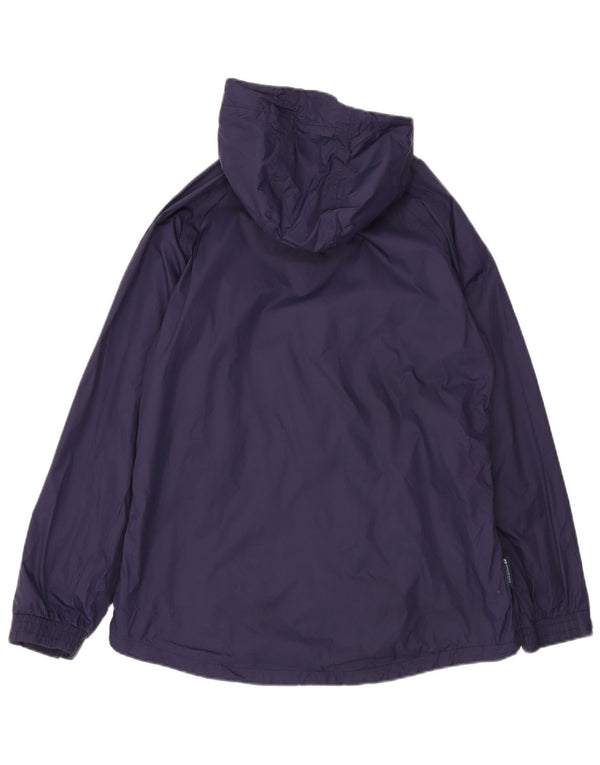 Chaqueta impermeable con capucha para mujer Mountain Warehouse UK 46 Large Nylon azul marino