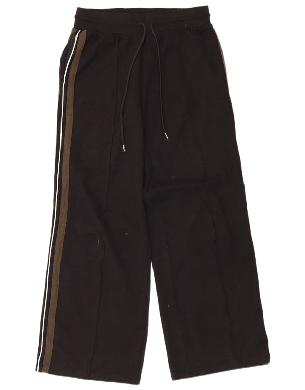 Marks & Spencer Pantalones de chándal para Mujer UK 44 Large Viscosa a Rayas Negras