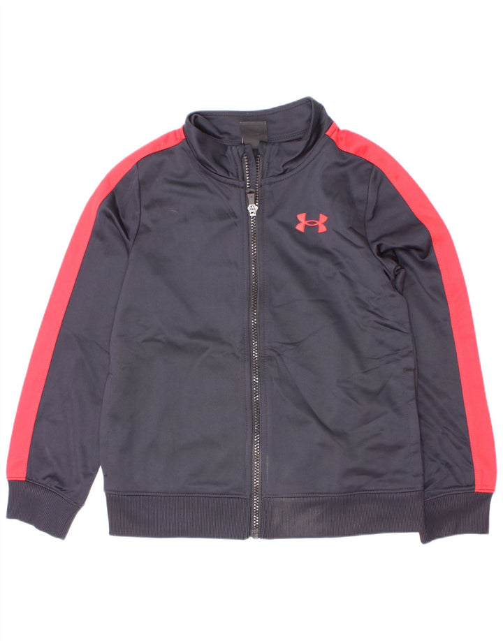 Under Armour Chaqueta de chándal para niño 6-7 años Azul marino Colorblock