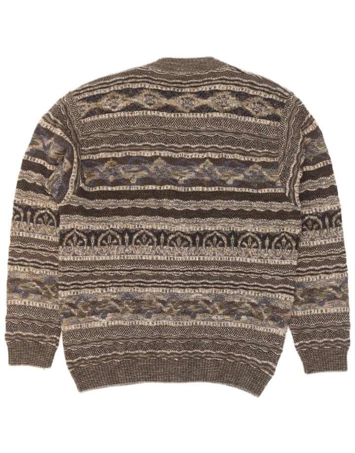 Marcazzani Cárdigan Hombre IT 50 Gris Medio Retro